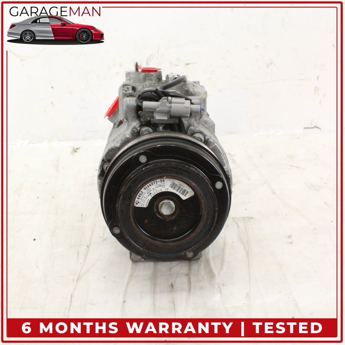 2013-2019 BMW 650i F06 Sedan AC A/C Air Conditioning Compressor 9154072 OEM