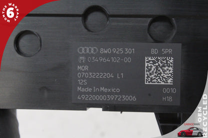 2017-2024 Audi Q5 A4 A5 S4 S5 Traction Control Switch Panel 8W0925301 OEM