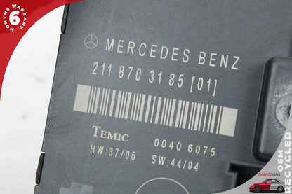 2003-2009 Mercedes W211 E350 Rear Left Side Door Control Module 2118703185 OEM