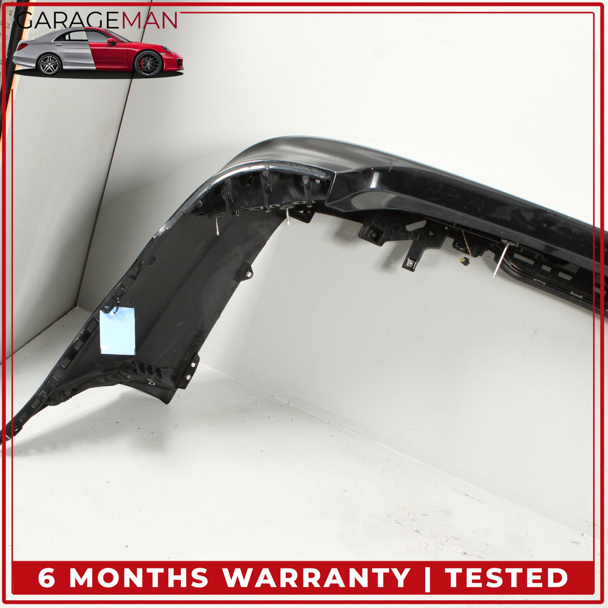 2014-2016 Mercedes W212 E400 E350 Sedan Rear Bumper Cover Black 2128853438 OEM