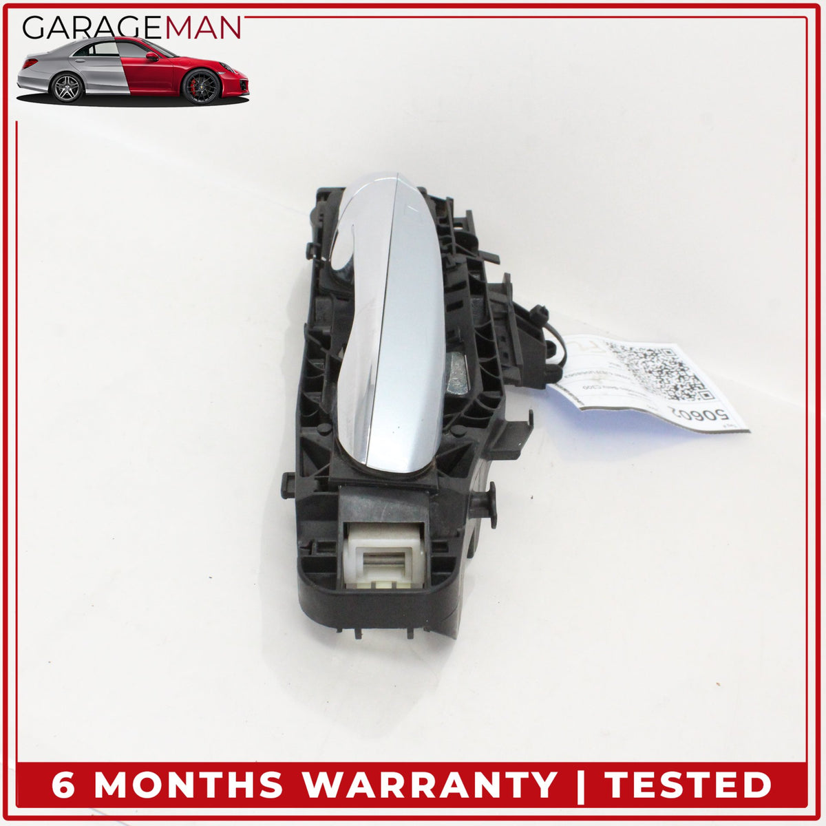 2015-2020 Mercedes W205 C300 Front Left Side Exterior Door Handle Silver OEM