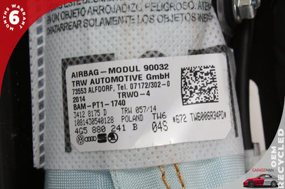 2012-2018 Audi A6 A7 RS7 Front Left Side Seat Airbag Air Bag 4G8880241B OEM