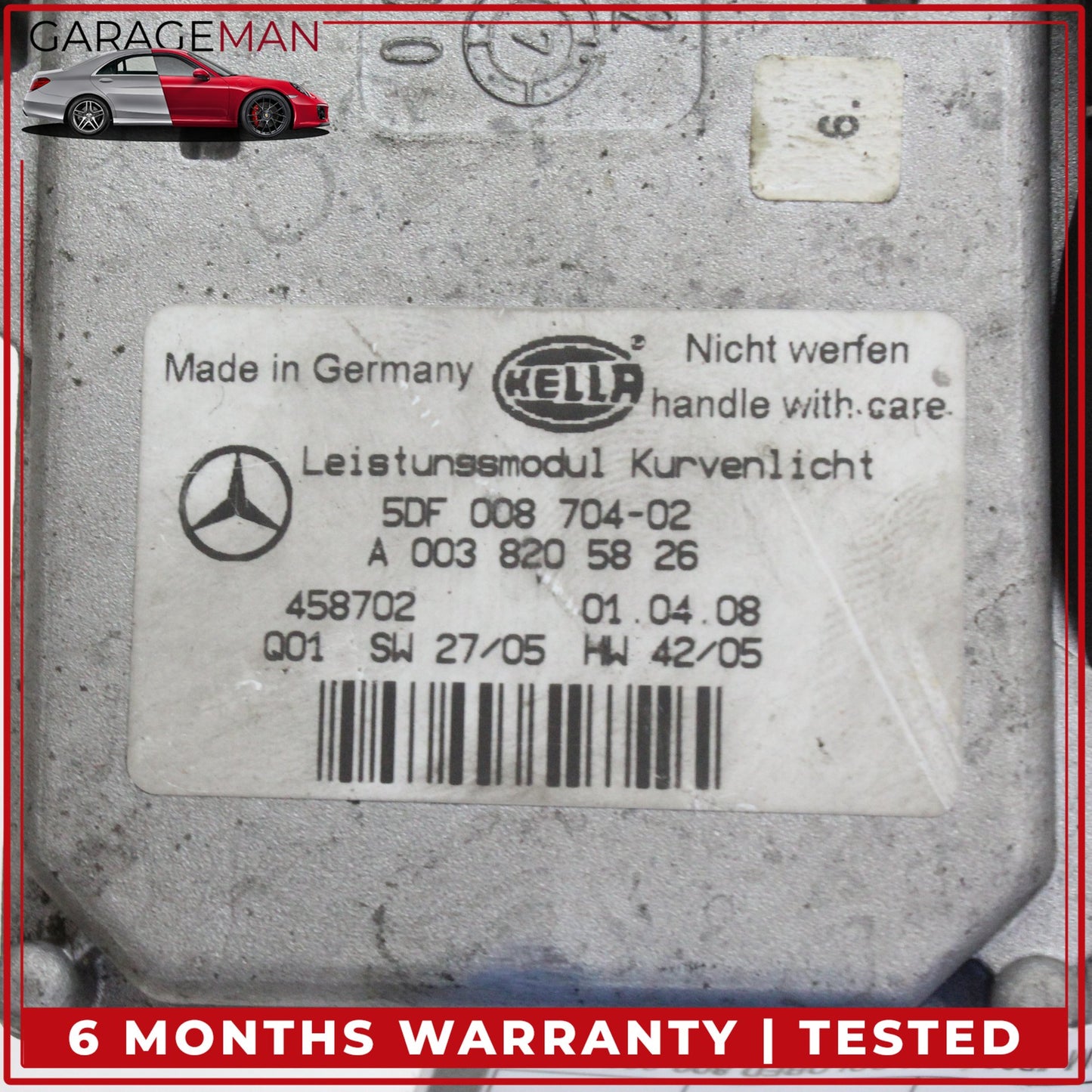 2003-2011 Mercedes W219 CLS550 Xenon HID Headlight Ballast Module 0038205826 OEM