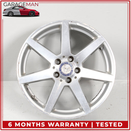 2012-2015 Mercedes W204 C250 Rear 7 Spoke Wheel Rim 8.5JX18H2ET54 2044019902 OEM