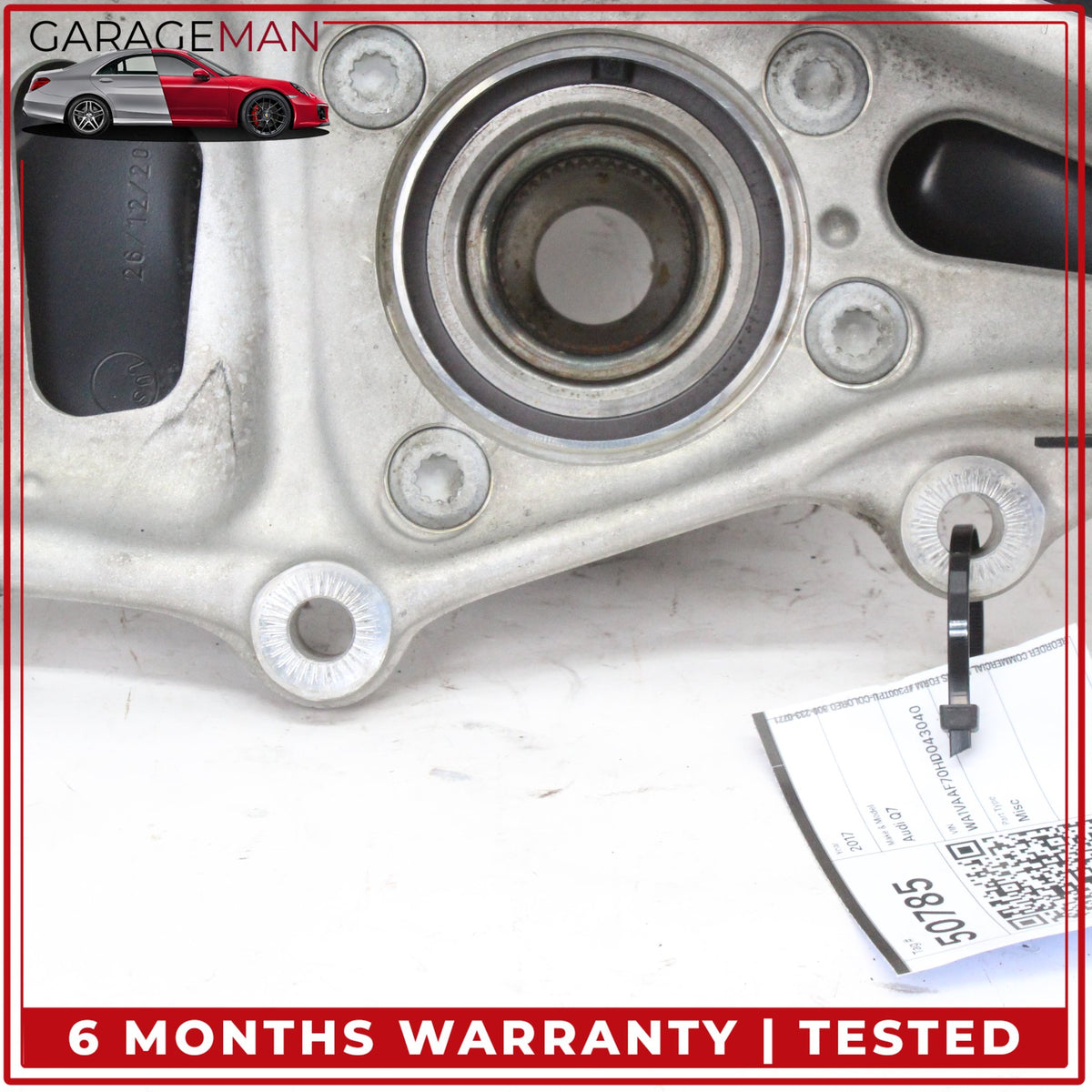 2017-2024 Audi Q7 Front Right Side Spindle Knuckle Wheel Hub 4M0407242J OEM
