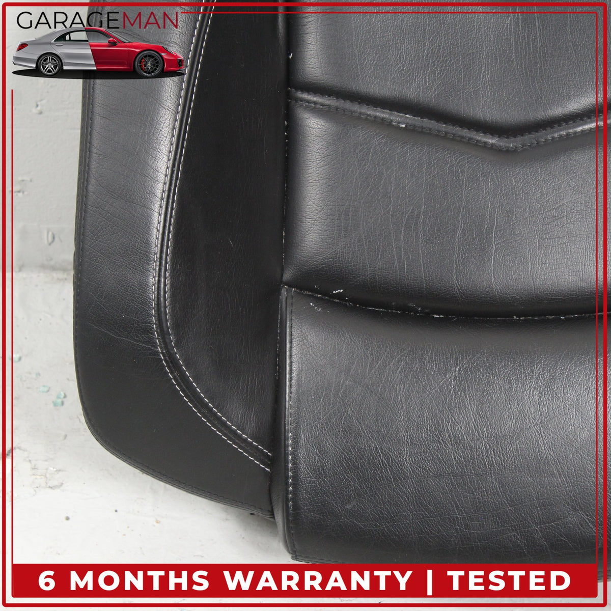 2013-2019 Maserati GranTurismo Rear Right Bottom Lower Seat Cushion Black OEM
