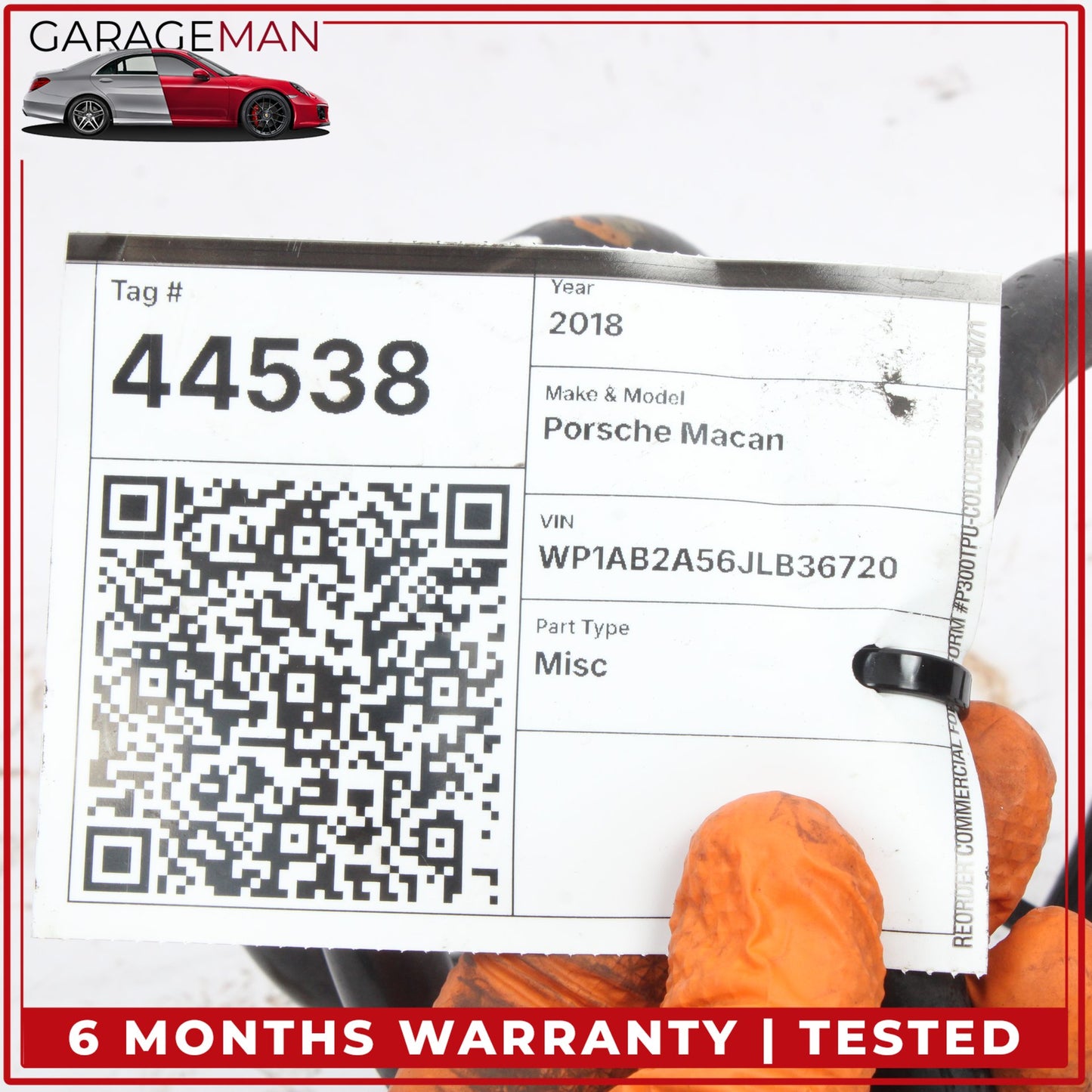 2015-2018 Porsche Macan 95B SUV Rear Left and Right Side Coil Spring Set OEM