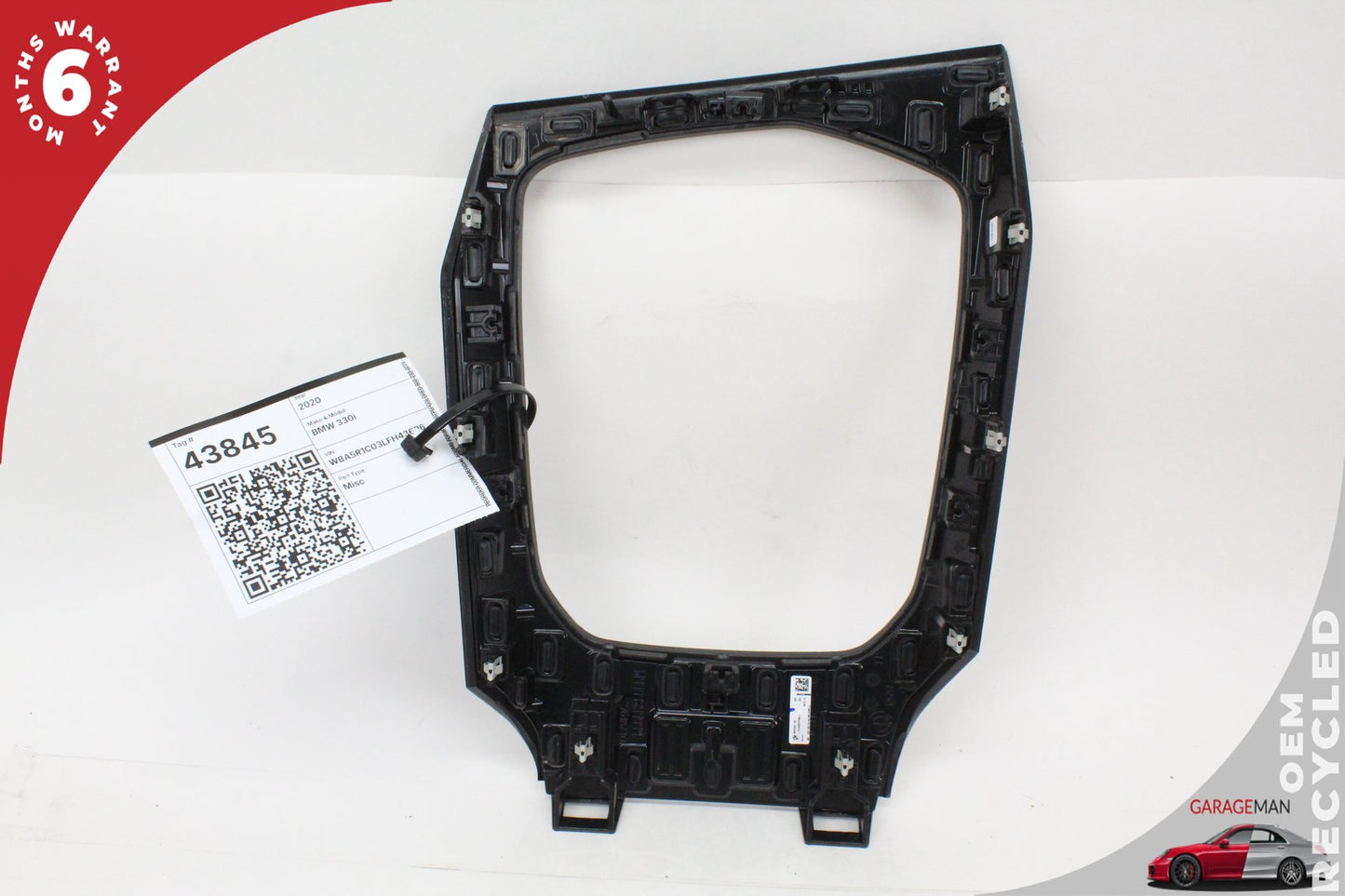 2019-2022 BMW 330i G20 Sedan Front Center Console Trim 6807242
