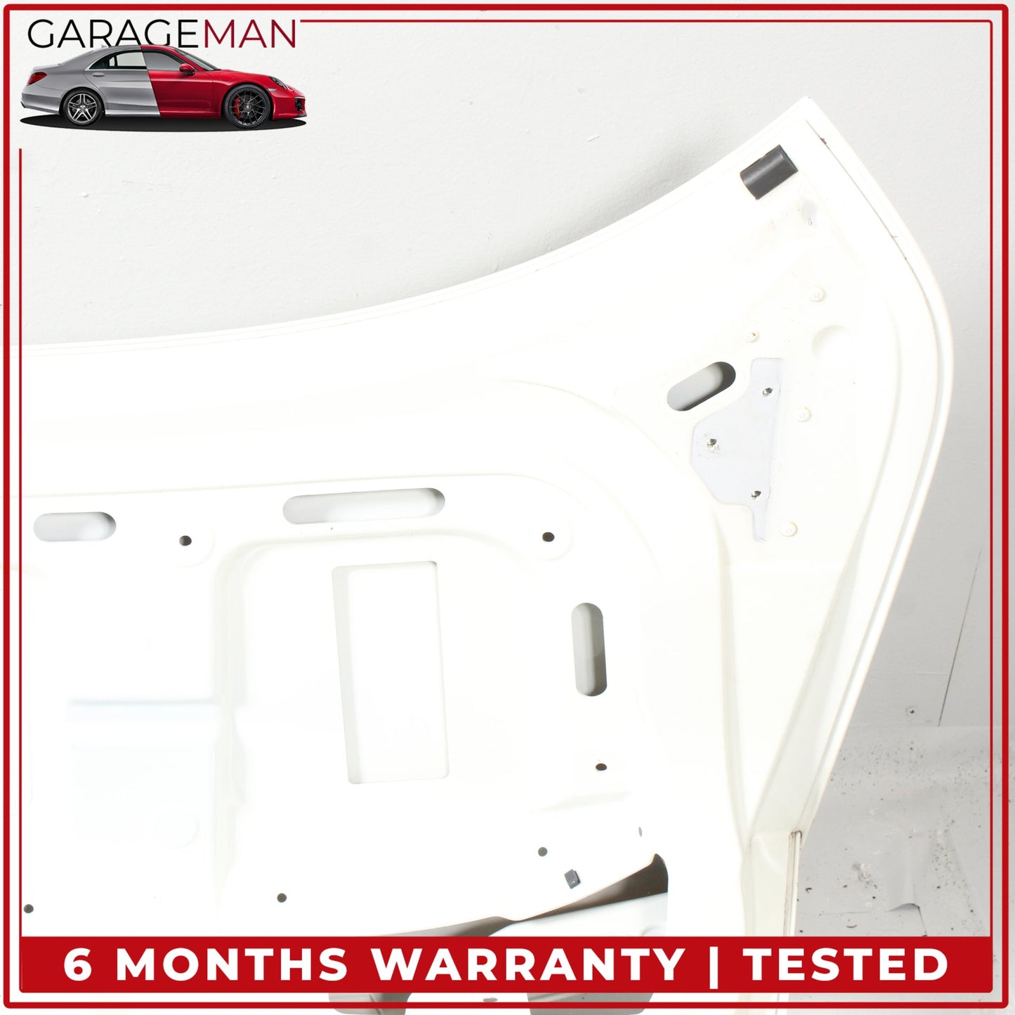 2008-2019 Maserati GranTurismo Coupe Trunk Lid Panel Assembly White 80085700 OEM