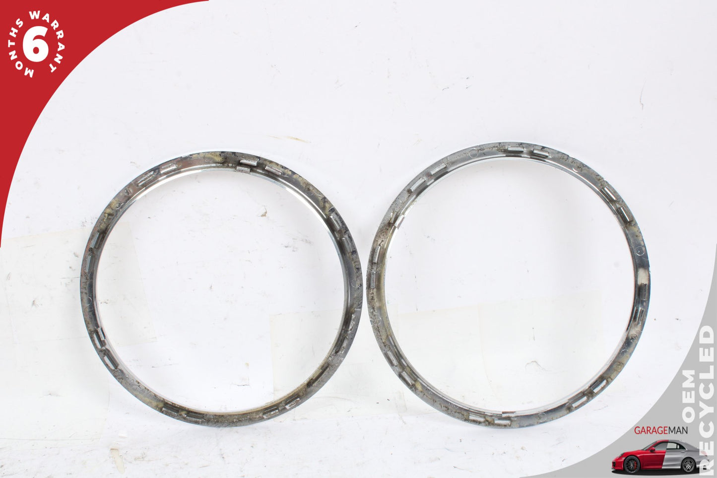 2002-2005 Ford Thunderbird Rear Left and Right Roof Porthole Chrome Trim OEM