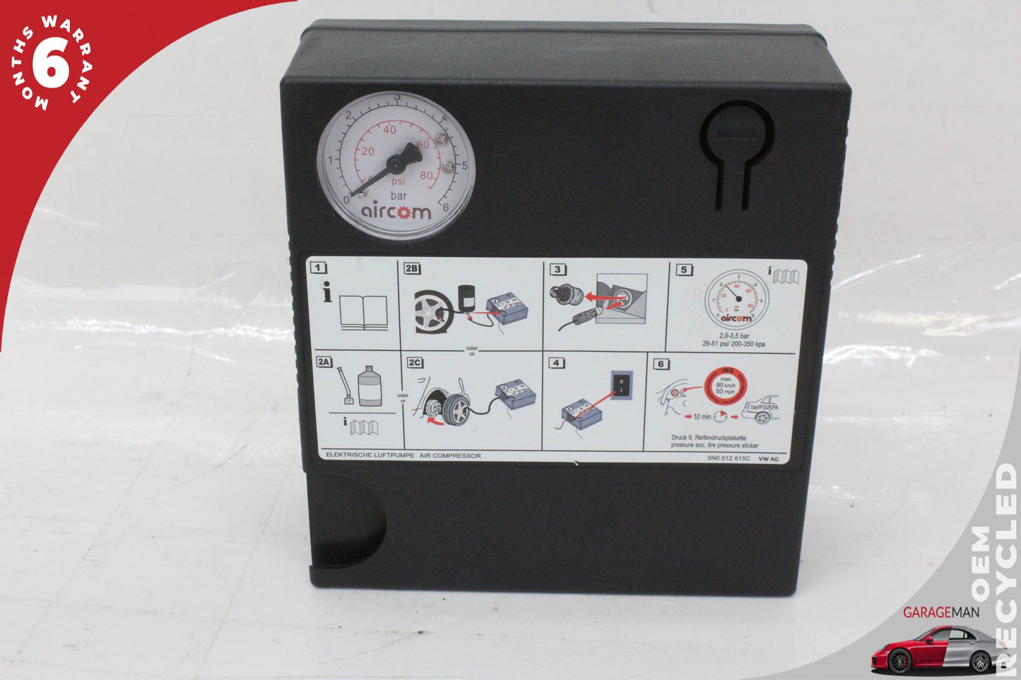 2005-2024 Porsche Macan 95B Panamera 970 Tire Air Compressor Pump 5N0012615C OEM