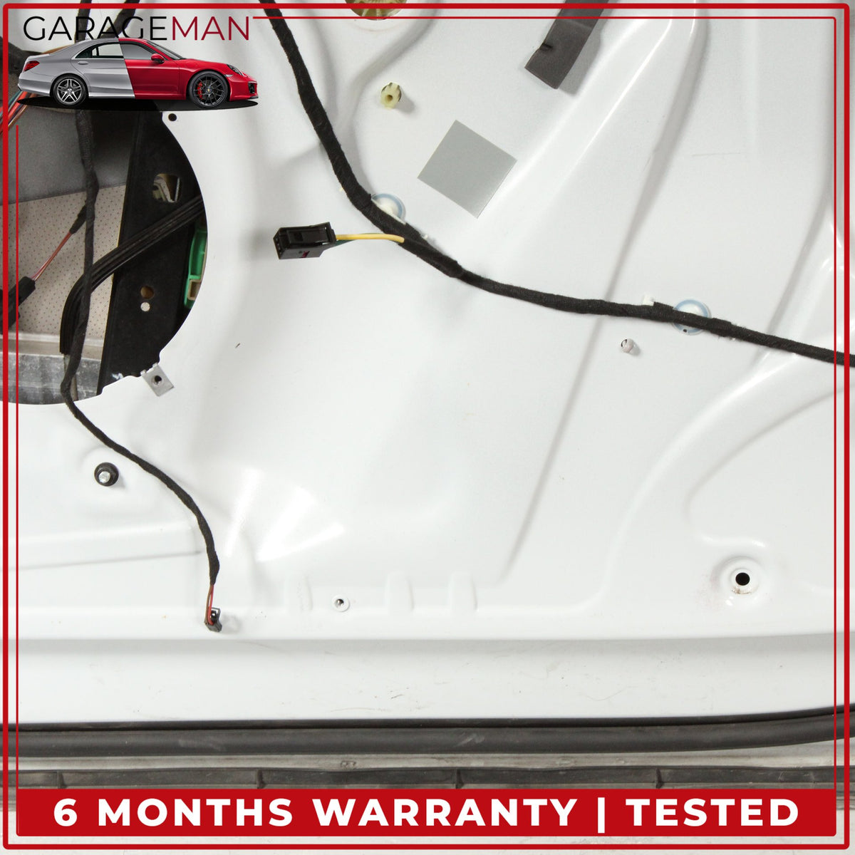 2007-2015 Audi Q7 Front Right Side Door Shell Glacier White Metallic OEM