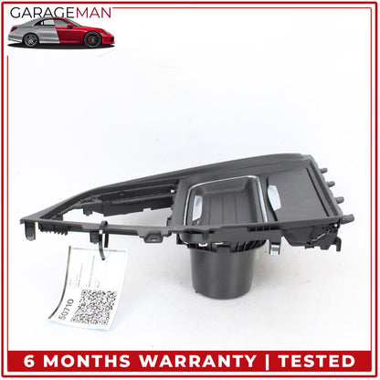 2012-2018 BMW 320i xDrive Front Center Console Dual Cup Holder w/ Ash Tray OEM