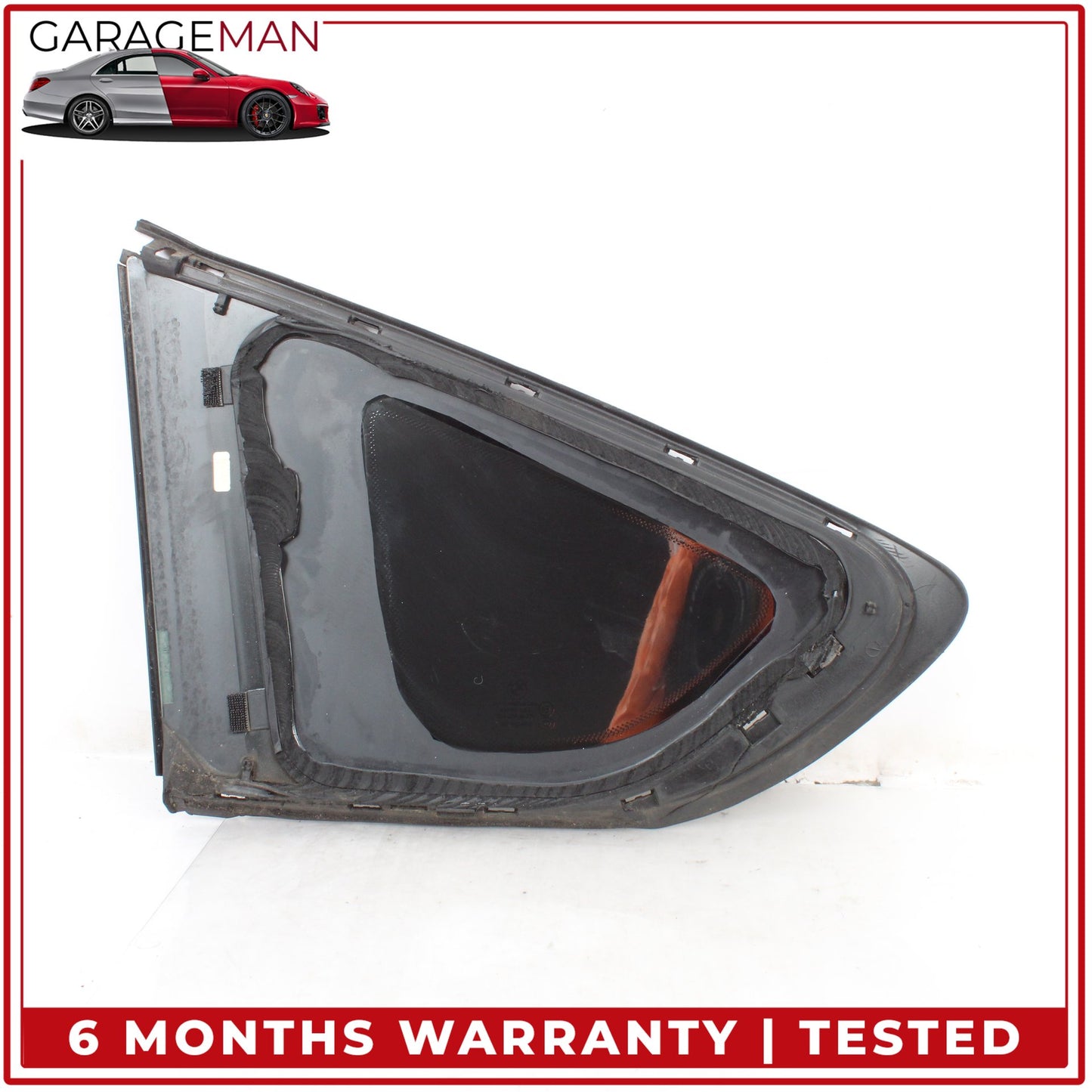 2010-2017 BMW 550i GT F07 Rear Right Passenger Side Quarter Window Glass OEM