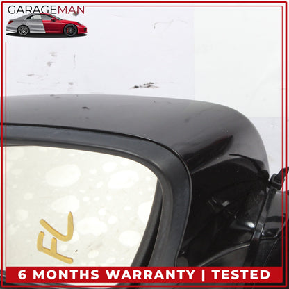 2012-2015 BMW 640i F12 Front Left Driver Side Door Rear View Mirror Black OEM