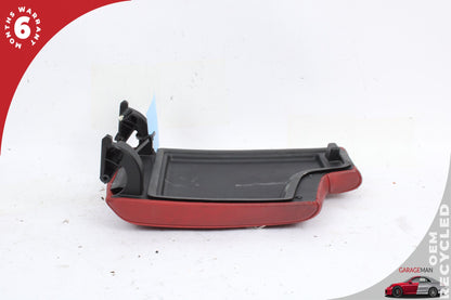 2006-2013 BMW 335is Front Center Console Armrest Lid Cover Red 9133804 OEM
