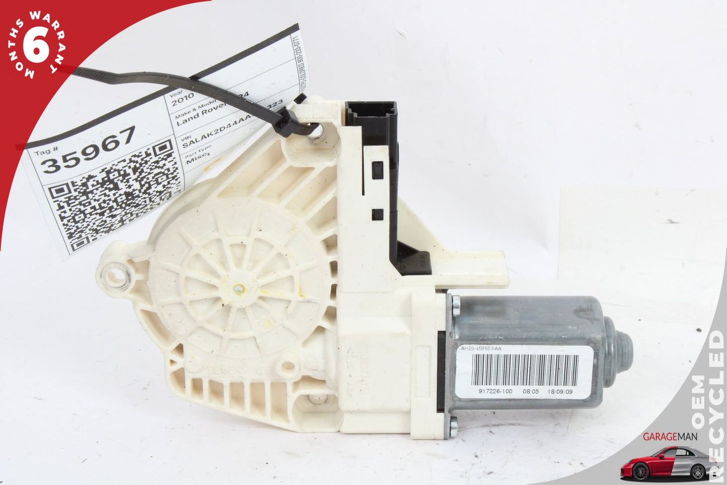 2010-2016 Land Rover LR4 SUV Front Left Window Regulator Motor AH2215B553AA OEM