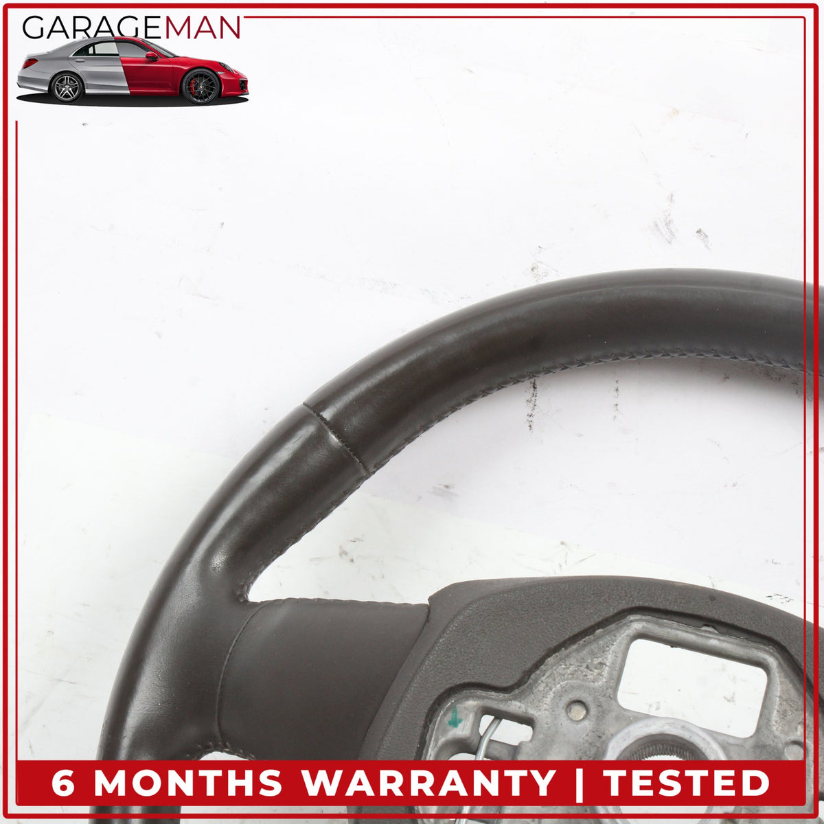 2012-2015 Audi A6 A7 Front Left Driver Side Steering Wheel Brown 4G0419091M OEM