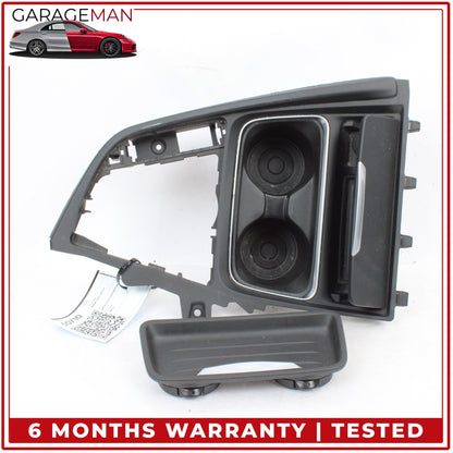 2012-2018 BMW 320i xDrive Front Center Console Dual Cup Holder w/ Ash Tray OEM
