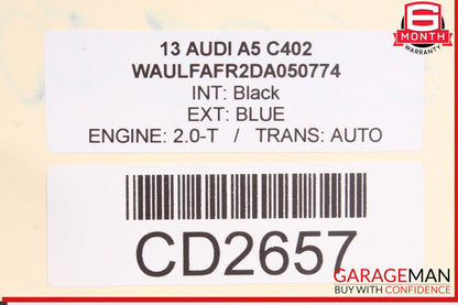 2008-2017 Audi A5 Quattro S5 Front Left Door Trim Panel 8T1867105 OEM