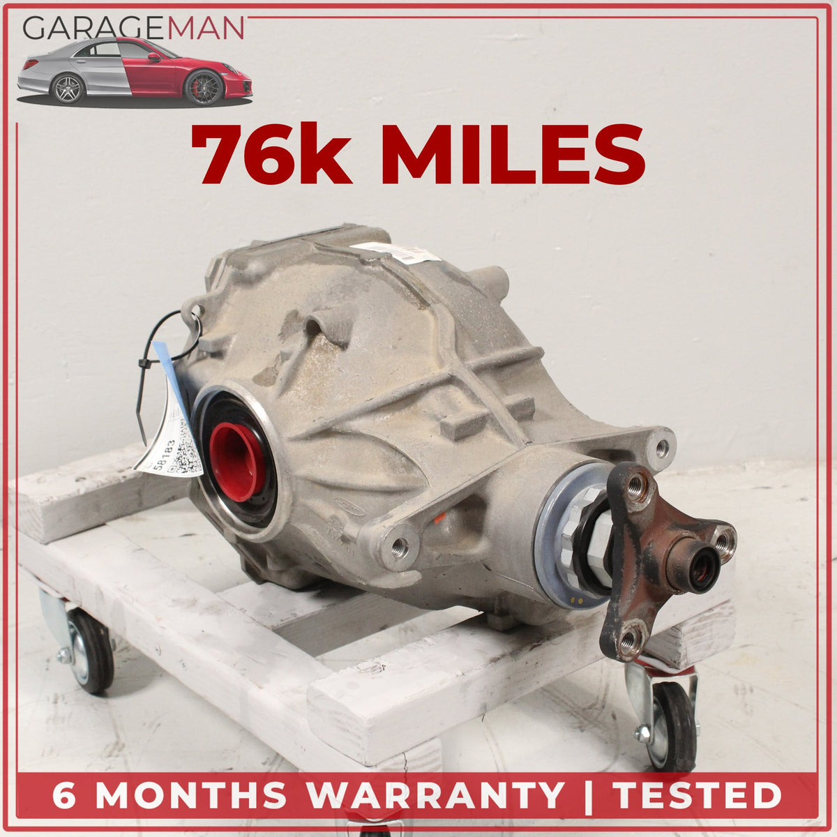 2012 BMW 650i F13 RWD 4.4L Rear Differential Axle Carrier 3.08 7577101 OEM