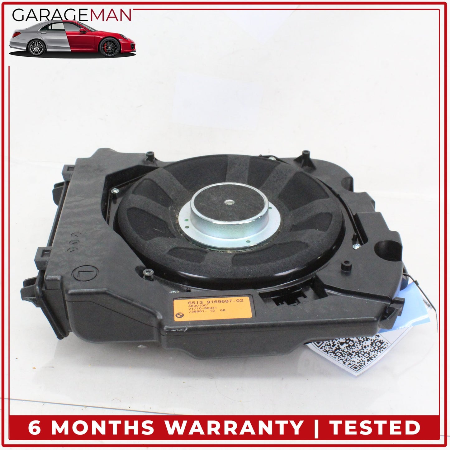2011-2016 BMW 550i Left Side Audio Sound Subwoofer Woofer Speaker 9169687 OEM
