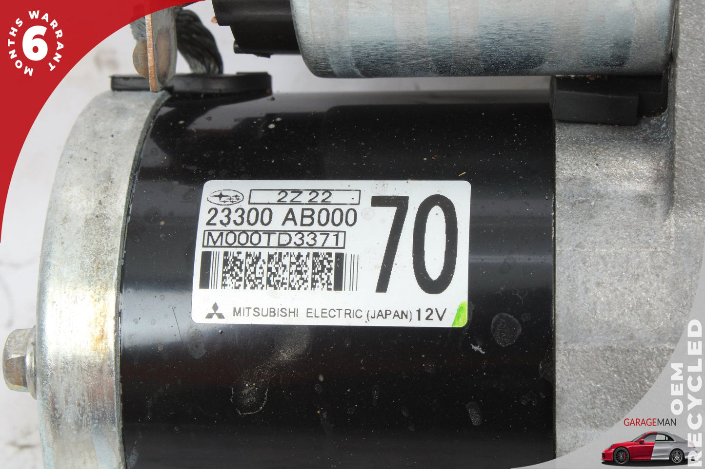 2022-2025 Subaru BRZ Toyota GR86 2.4L Engine Starter Motor 23300AB000 OEM