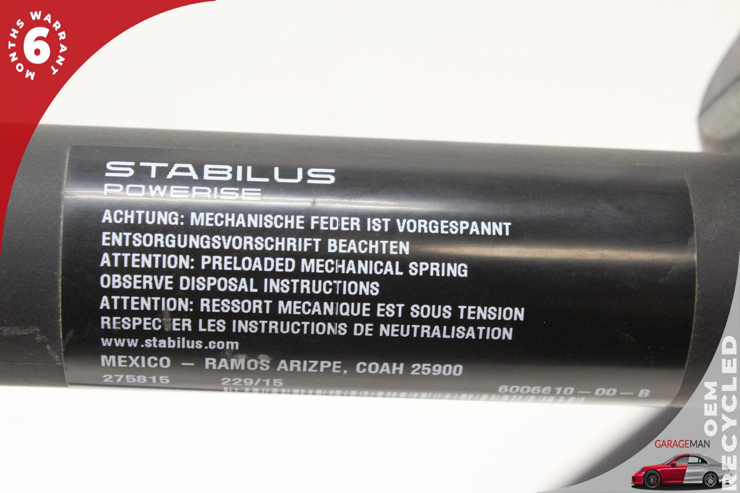 2012-2020 Tesla Model S Rear Left &amp; Right Trunk Lid Shock Lift Support Strut Set