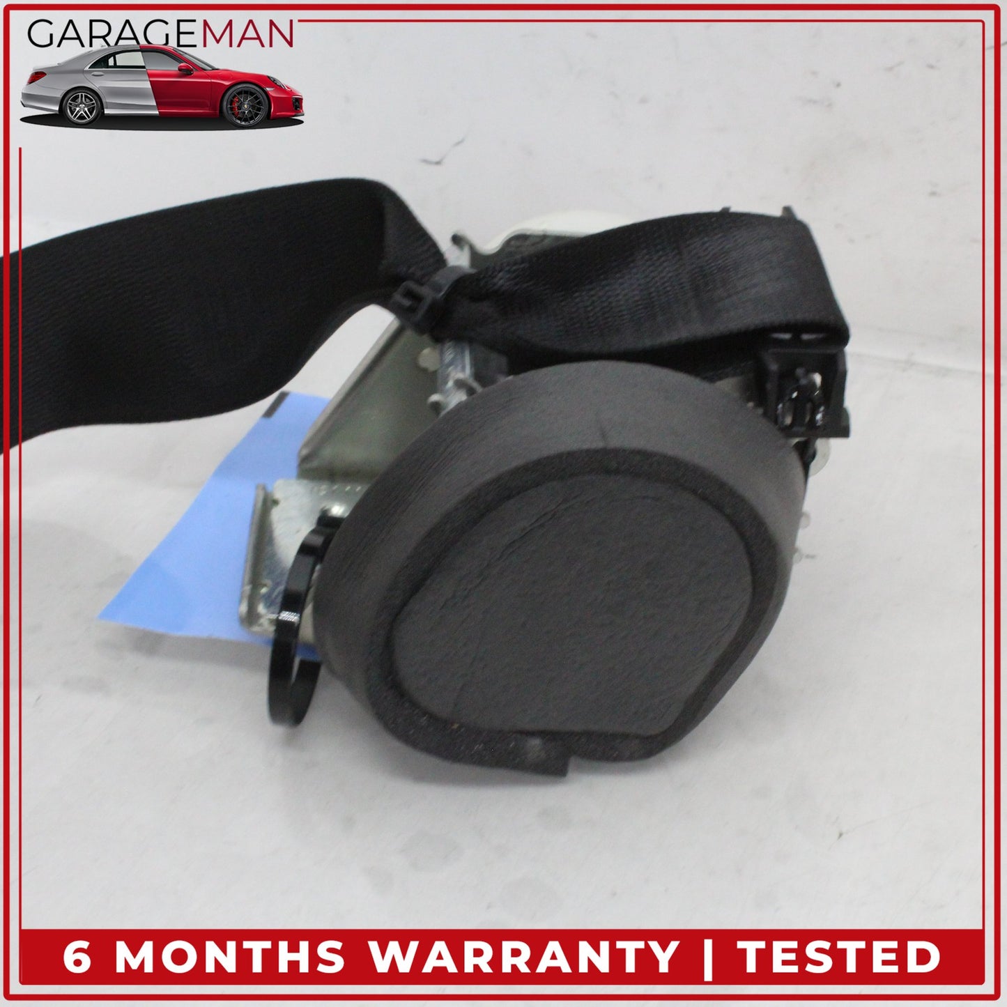 2011-2018 BMW X3 X4 F25 F26 Rear Left Driver Side Seat Belt Black OEM