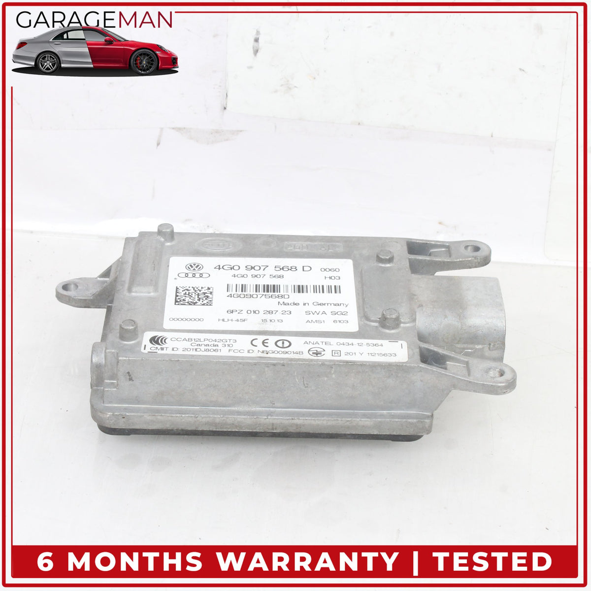 2012-2018 Audi A6 Rear Left and Right Blind Spot Radar Sensor Module Set OEM