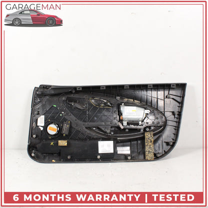 2004-2010 BMW 650i E64 Front Left Door Interior Panel Assembly Black OEM