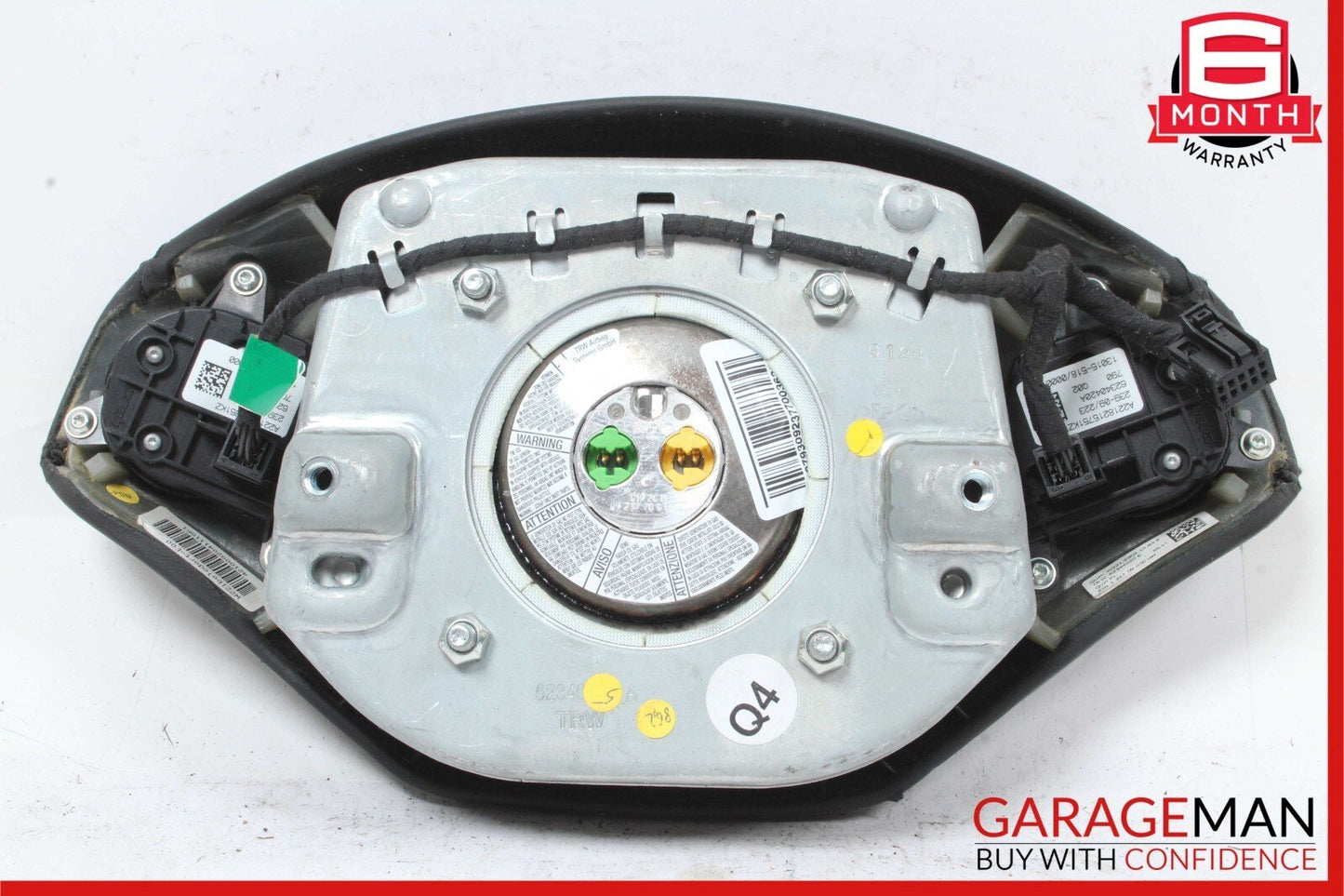 10-14 Mercedes W221 S550 CL550 Steering Wheel Airbag Air Bag Black OEM