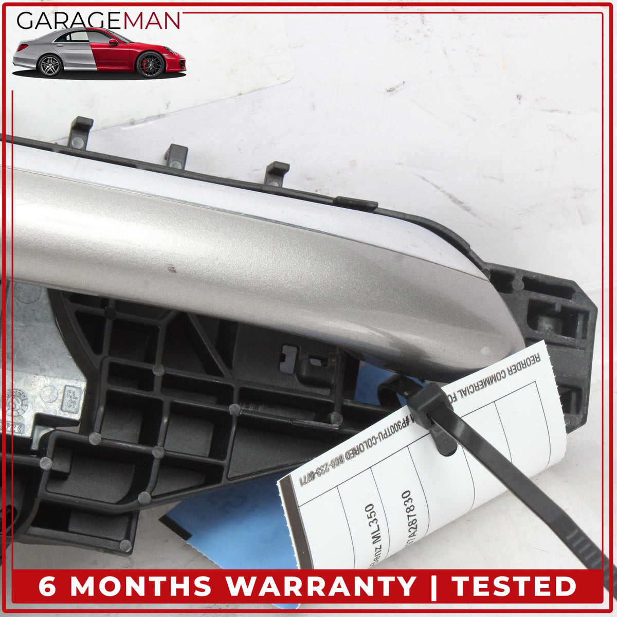 2006-2013 Mercedes W164 ML350 Front Right Side Exterior Door Handle Silver OEM