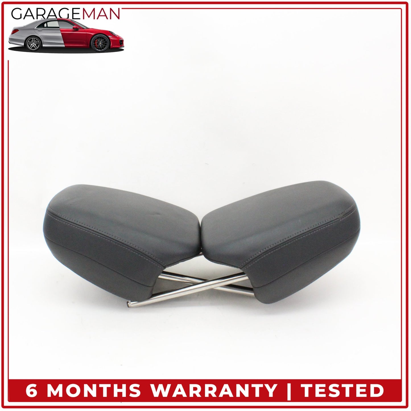 2011-2014 Porsche Cayenne 958 Front Left and Right Side Seat Headrest Black OEM