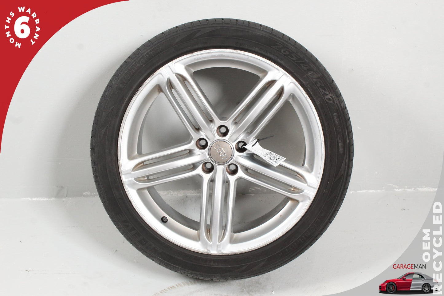2011-2015 Audi A8 Quattro Wheel Rim w/ Tire 9JX20H2 ET37 4H0601025T OEM