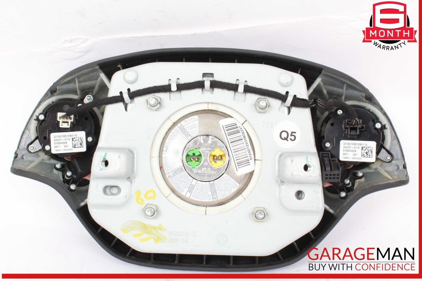 07-10 Mercedes W221 S550 S450 CL550 Steering Wheel Airbag Air Bag Assembly OEM