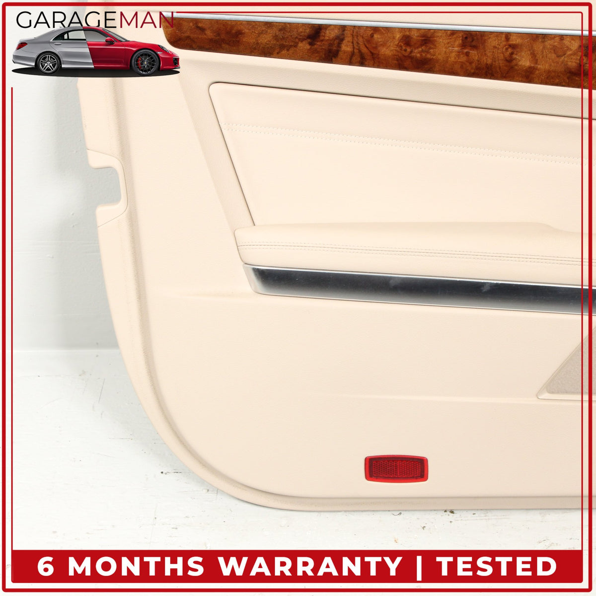 2014-2017 Mercedes C207 E400 Coupe Front Left Side Door Trim Panel Beige OEM