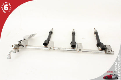 2008-2010 Porsche Cayenne 957 Upper Fuel Rail w/ Injectors 03H133316A OEM