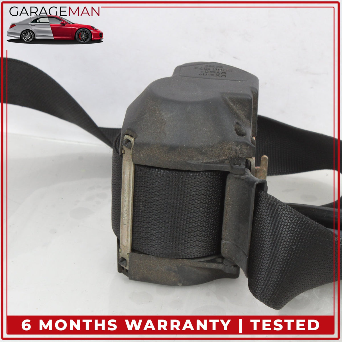 1999-2001 Porsche 911 Carrera Front Left Side Seat Belt Black 99680303300 OEM