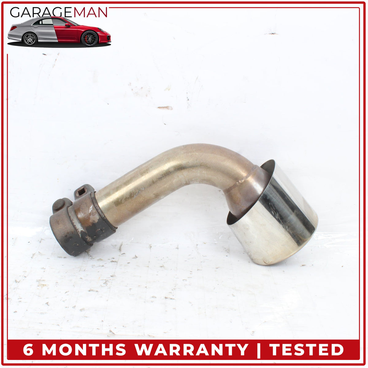 1999-2001 Porsche 911 Carrera Rear Exhaust Muffler Oval Tail Pipe Tip Pair OEM