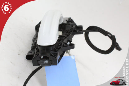2007-2015 Audi Q7 Front Left Driver Side Exterior Door Handle White Keyless OEM