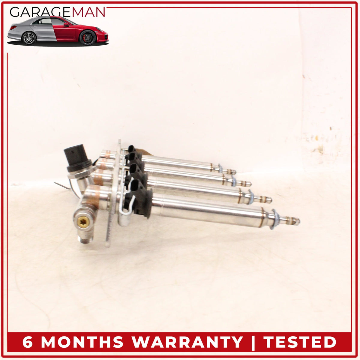 2015-2023 Mercedes W205 C63 AMG Right Side Fuel Rail Line w/ Injectors OEM