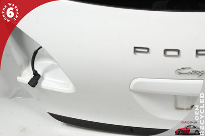 2011-2014 Porsche Cayenne 958 Trunk Lid Liftgate Tailgate Hatch Shell w/ Spoiler