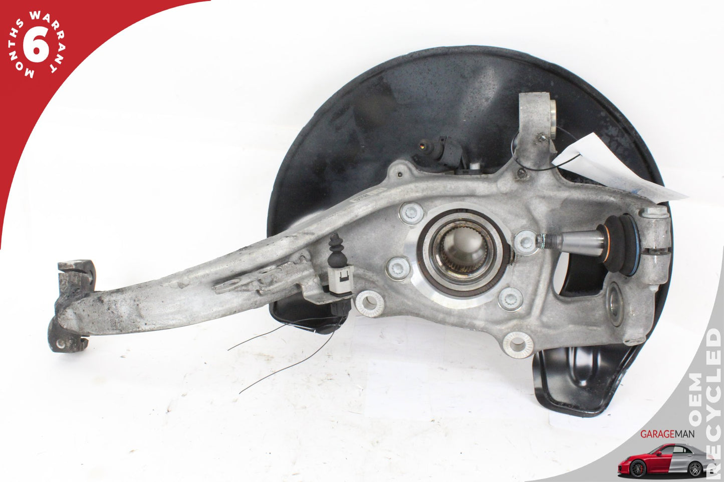 2009-2018 Audi A6 C7 AWD Front Left Spindle Knuckle Wheel Hub 4G0407241C OEM