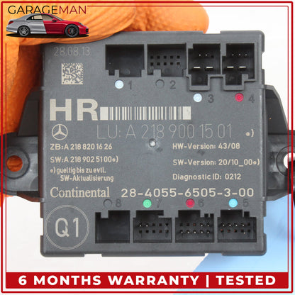 2008-2018 Mercedes W204 C250 Rear Right Side Door Control Module 2189001501 OEM