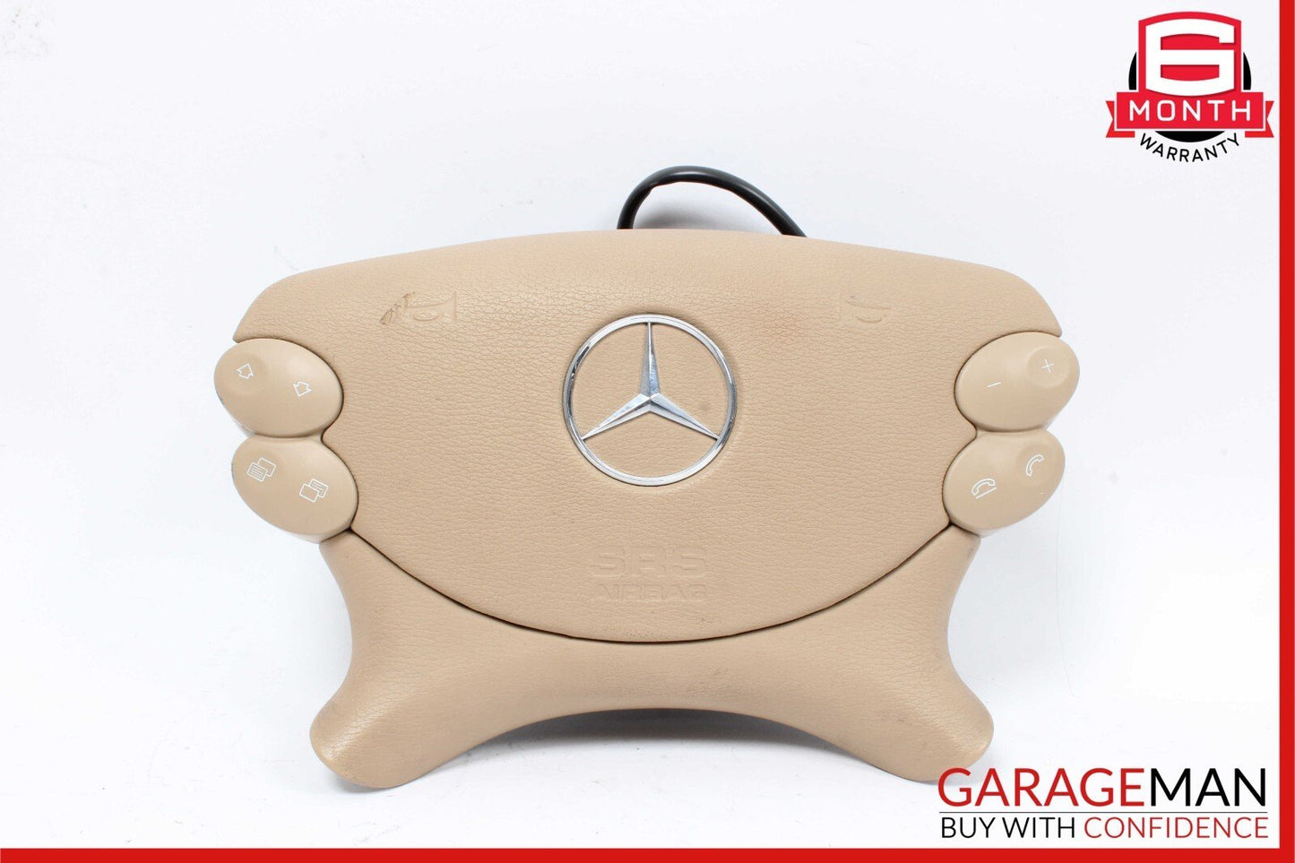 03-12 Mercedes W219 CLS500 E350 SL500 Steering Wheel Airbag Air Bag Brown OEM