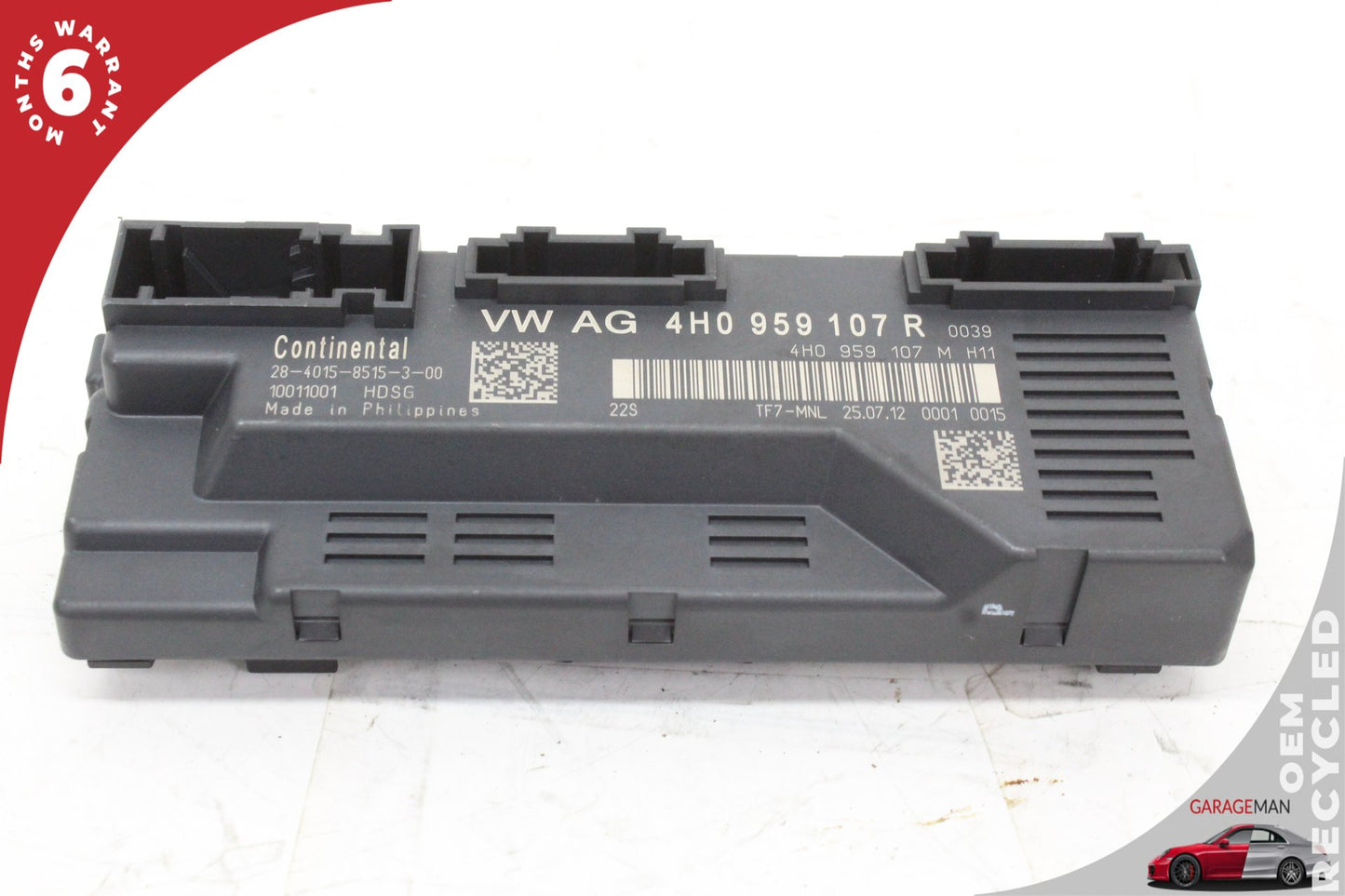 2011-2018 Audi A8 Trunk Boot Tailgate Control Module 4H0959107 OEM