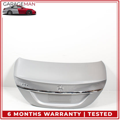 2015-2021 Mercedes W205 C300 Sedan Rear Trunk Lid Panel Silver Metallic OEM