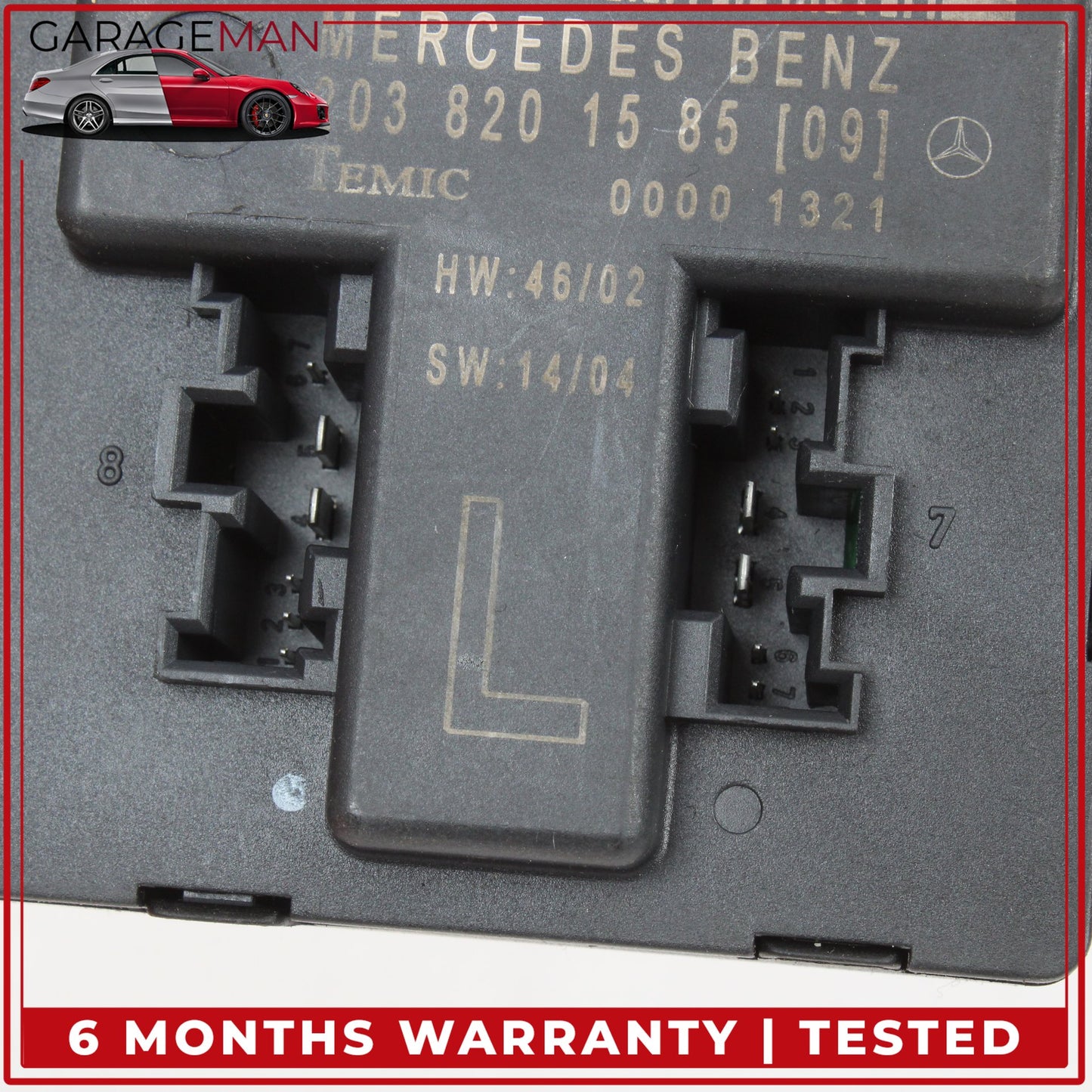 2001-2007 Mercedes W203 C230 Front Left Side Door Control Module 2038201585 OEM