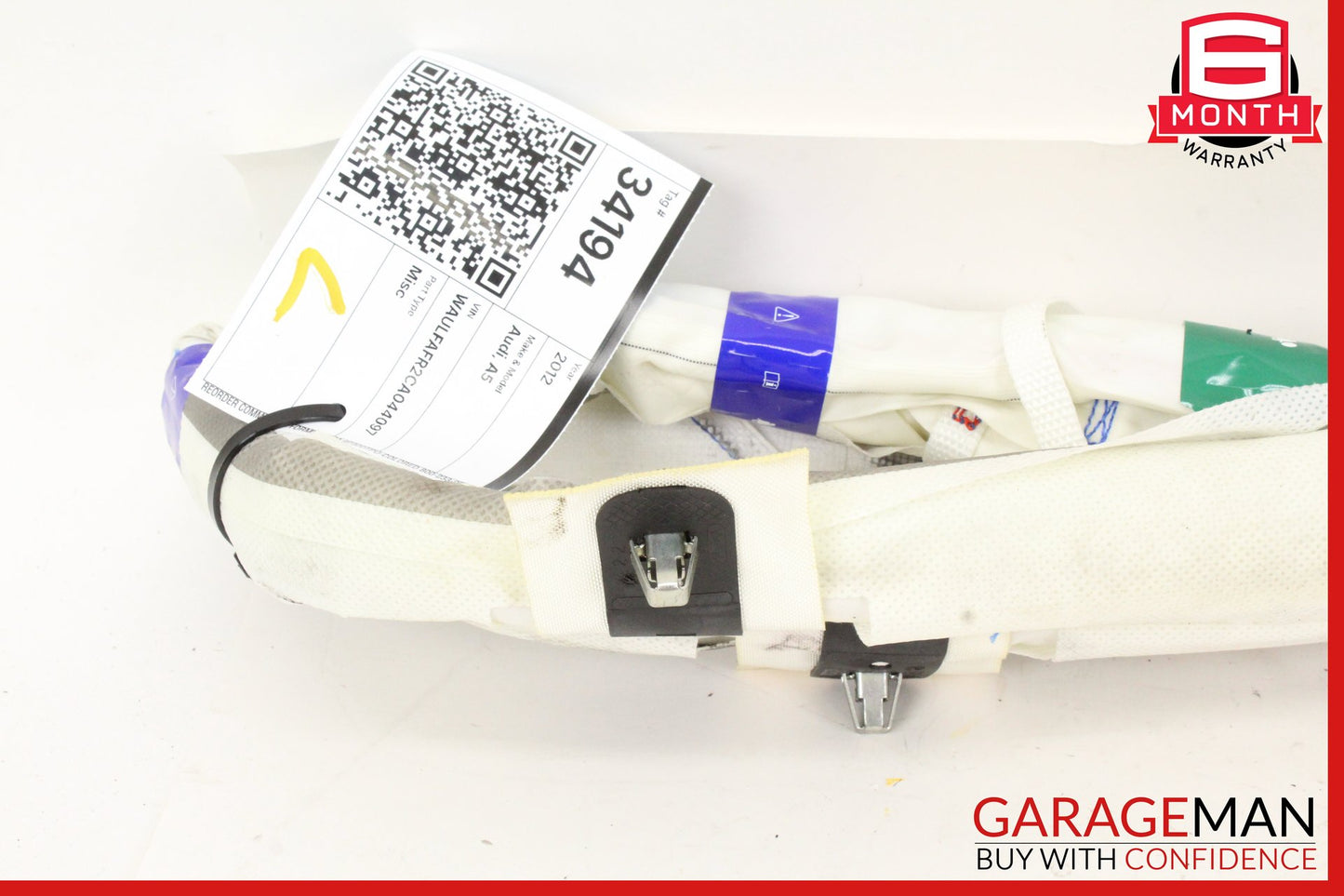2012-2017 Audi A5 S5 RS5 Left Driver Side Roof Curtain Air Bag 8T0880741B OEM